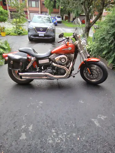 2013 Harley Davidson Fat Bob, 103 motor with 10,000 kilometers. Looks like new. Prefer you call me a...