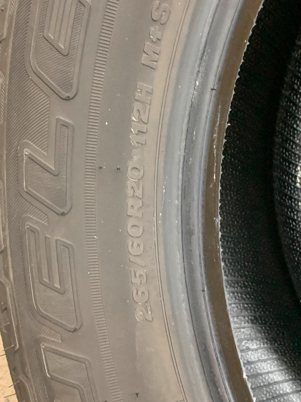 265/60/20 Bridgestone Dueler H/T in Tires & Rims in Calgary - Image 2