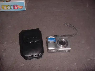 Olympus Camedia FE-210 7.1MP 3x Point and Shoot Digital Camera, View more