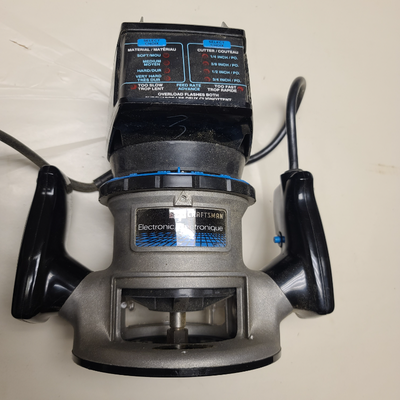 Router,  Sears, With Case, manual & bit set with case, View more