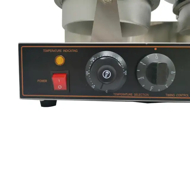 110V Double Station Ice Cream Cone Waffle Maker Machine 02270864661853617667122