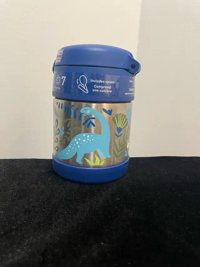 Brand new kids Thermos food jar with spoon, dinosaur design  in Other in Markham / York Region - Image 3