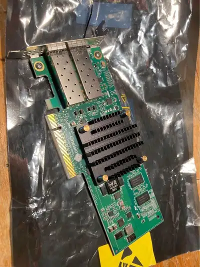 Chelsio T520-CR dual port Fiber optic Ethernet adapter, View more