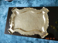 Brass Serving Tray (Vintage)