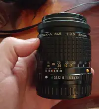 Pentax medium format SMC 645 150mm F3.5 lens