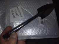 FOR SALES NEW SMALL STAINLESS STEEL POINT SHOVEL $7 FORT MACLEOD