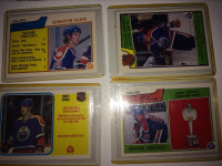 4 x 1980's opc Wayne Gretzky Edmonton Oilers Cards