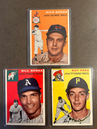 1954 Topps Baseball Card Lot 