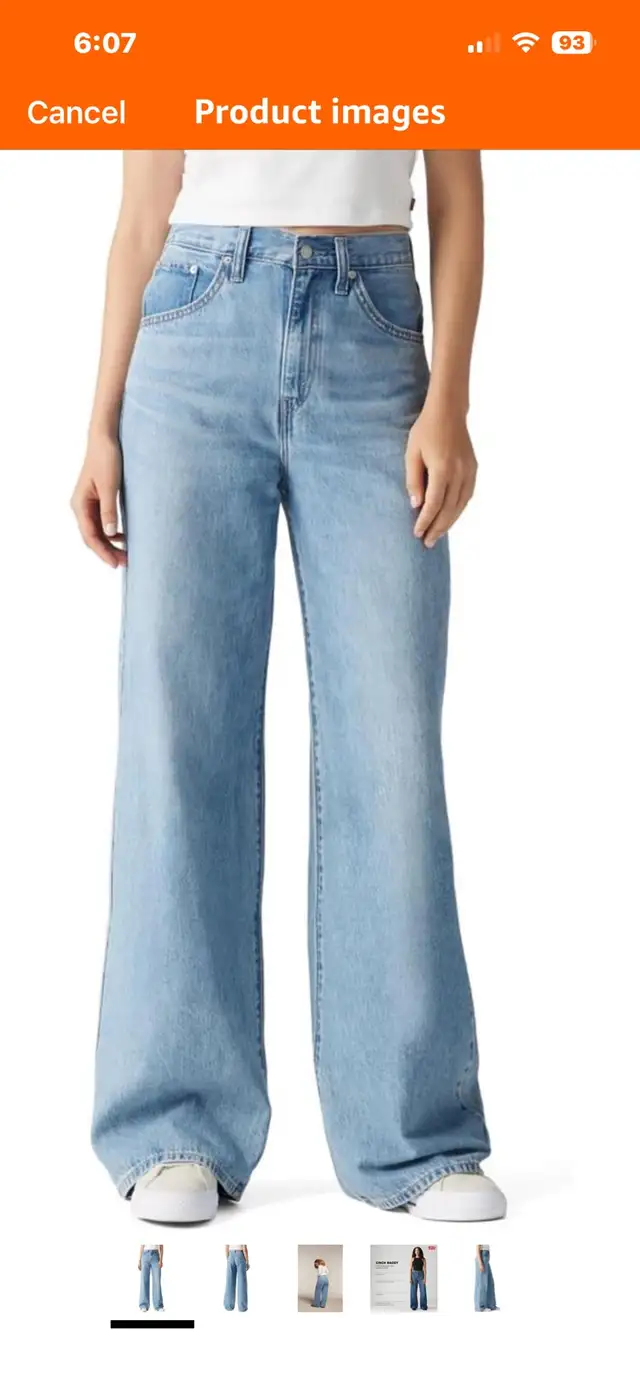 Levi's Womens Cinch BaggyJeans in Women's - Bottoms in Markham / York Region - Image 2