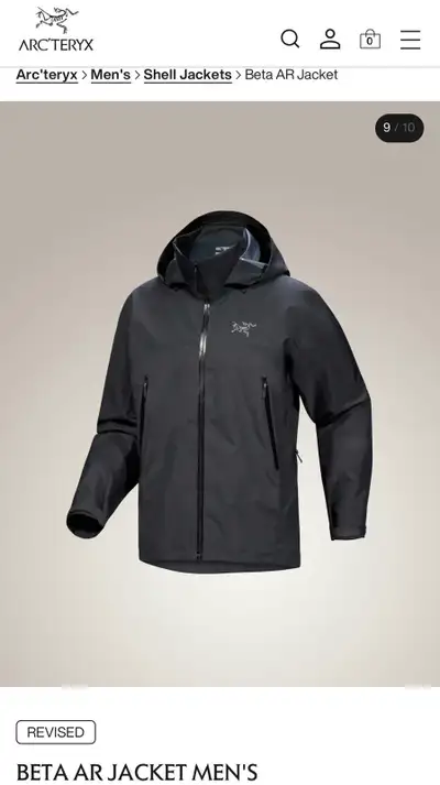 Brand New Arc’teryx Beta AR Goretex Shell Jacket, View more