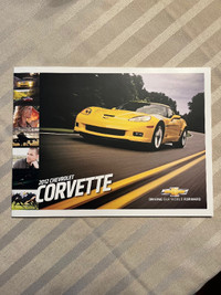 Corvette dealer brochures