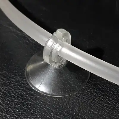 AQUARIUM AIRLINE TUBING HOLDER WITH SUCTION CUP, View more