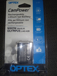 New NIKON EN-EL10 / OLYMPUS L140-42B Lithium Ion Battery $5