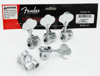 Genuine Fender Fluted American Deluxe P/Jazz Bass F Logo Tuners