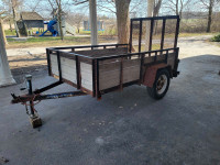5x8 Trailer with Ramp.