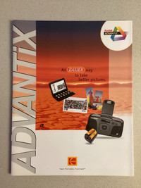 Kodak dealer brochure on Advantix APS film format 1997 Free Ship