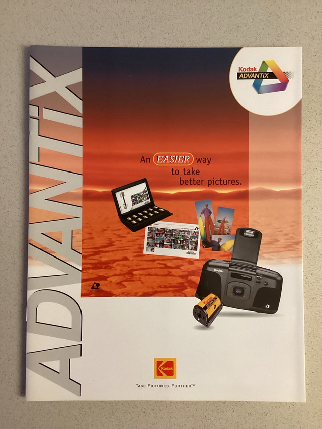 Kodak dealer brochure on Advantix APS film format 1997 Free Ship in Cameras & Camcorders in City of Toronto