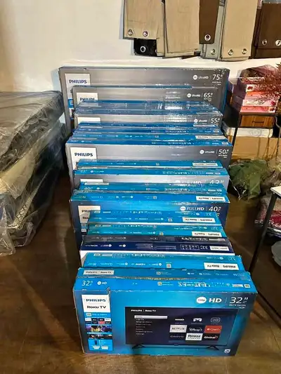 Clearance - Philips Smart TVs | 32" , 40", 50", 75" | Sealed & N, View more