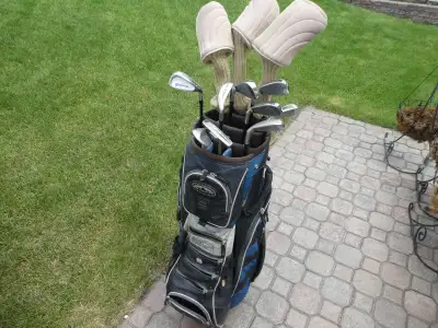 Men’s Right Hand Golf Club set and Sun Mountain bag, View more
