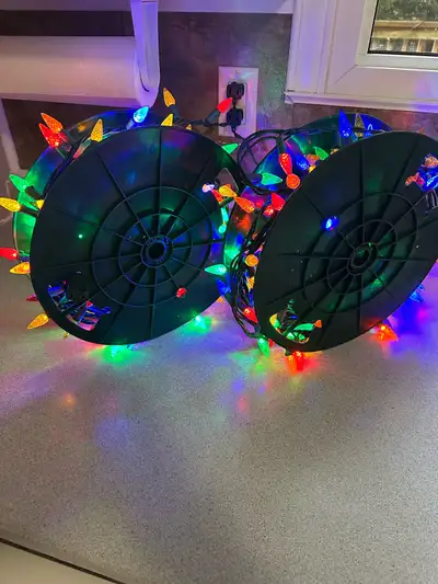 Brand new multi coloured LED lights (2 spools) , View more