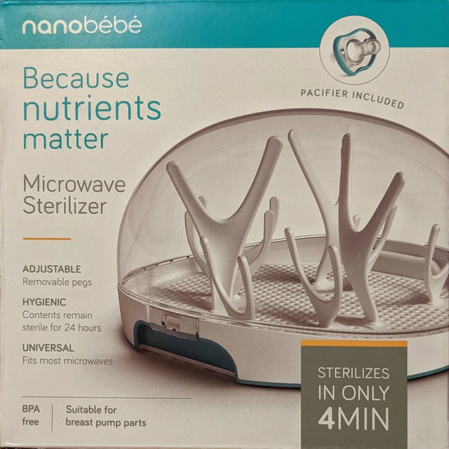 Nanobebe Microwave Sterilizer - Brand New in Feeding & High Chairs in Hamilton - Image 2
