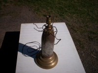 Vintage Military Shell Lamp