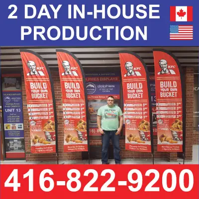 We offer In-House Dye-Sublimation Printed Fabric Graphics for your next Trade Show or Marketing Even...
