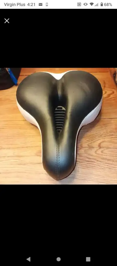 Black&White Ultra Comfortable Bike Seat., View more