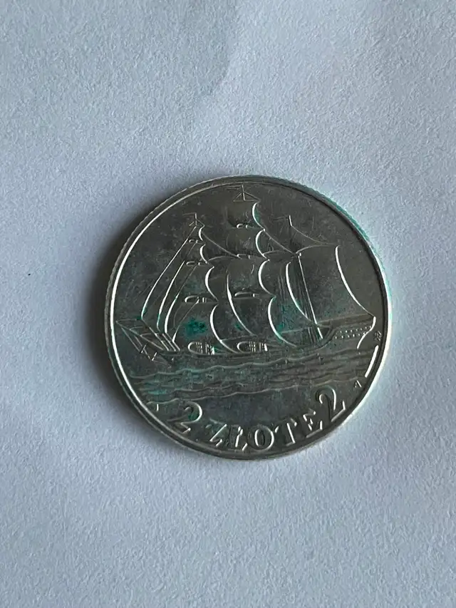 Poland Silver Coin Lot — 1936 5 Złotych “Ship” + 1936 2 Złote — in Arts & Collectibles in City of Toronto - Image 6