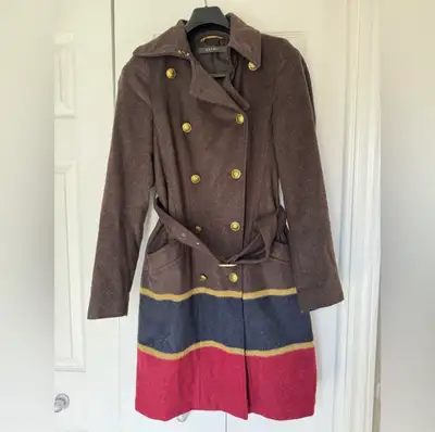 Manteau d’hiver en laine Esprit trench vintage, View more