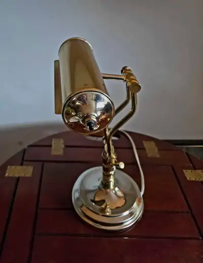 Vintage Bankers Table Lamp, View more