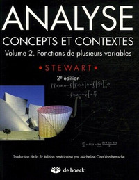 Analyse Concepts & Contextes Vol 2 Fonct plusieurs 2e éd Stewart
