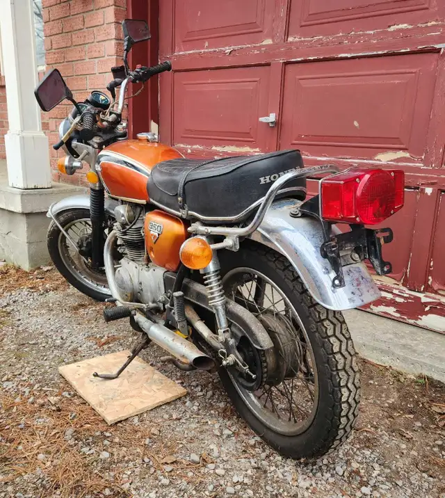 HONDA CB350 MOTORCYCLE in Street, Cruisers & Choppers in Kawartha Lakes - Image 4