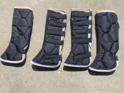 Big D Shipping Boots, Set of 4 — Used Once, View more