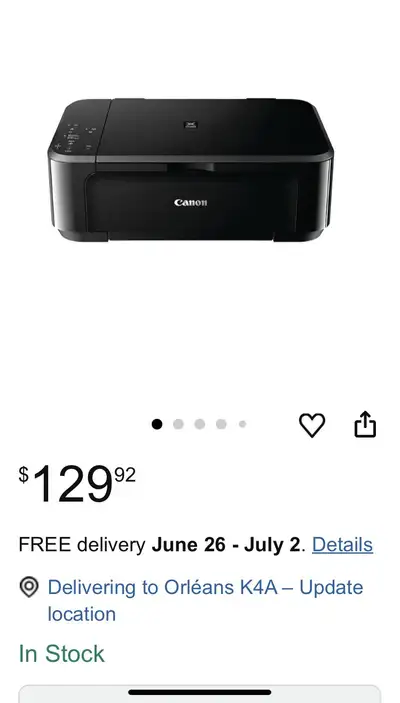 NEW Canon PIXMA MG3620, View more