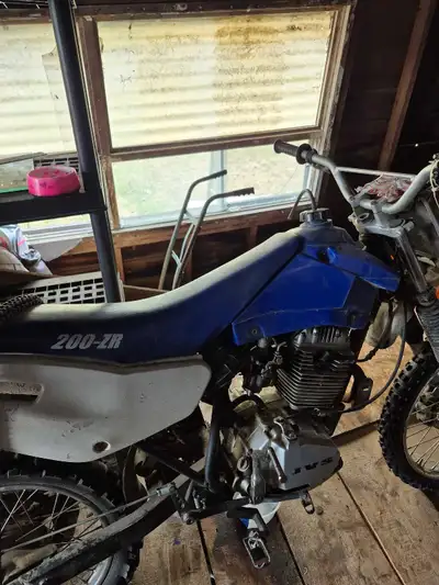 Has a small oil leak runs great easy to kick start. Selling as is need gone ASAP Please call 705 303...