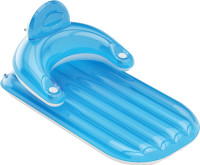 Inflatable Pool Float with Backrest & 2 Cup Holders (TWO colors)