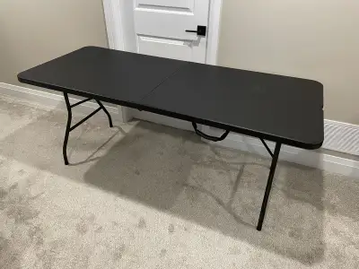 These reliable folding tables, measuring approximately 6ft, is ready for a new home. They are sturdy...