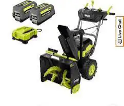 WTB Ryobi Electric Snowblower, View more