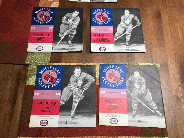 4 VINTAGE ESSO HOCKEY TALKS MAPLE LEAFS ALBUMS ELLIS SHACK PUNCH in Arts & Collectibles in Mississauga / Peel Region - Image 2
