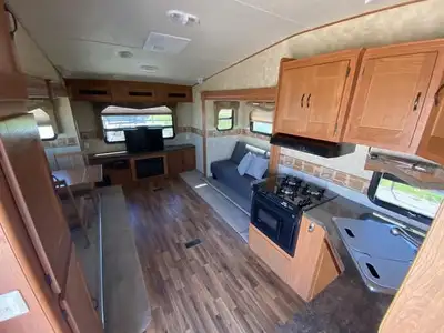 Excellent condition everything works No leaks or water damage Can stay on site at new RV park in saa...