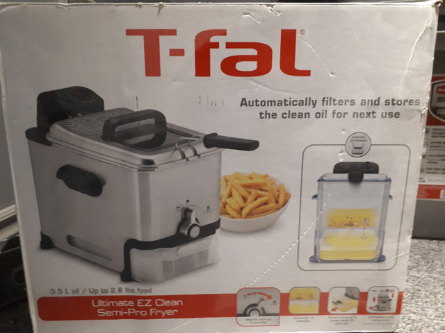 T-Fal EZ Clean Deep Fryer 3.5L New in Box in Microwaves & Cookers in Oakville / Halton Region - Image 4