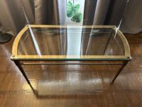 Neo Classical Glass Coffee Table
