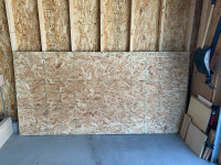 2 sheets new 7/16” 4x8 Oriented Strand Board