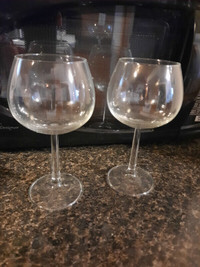 Wide Wine Glasses