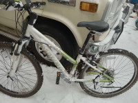 Trek white and light green mint condition 26 inch wheels 50$
