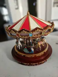 Vintage Mr Christmas Marquee Grand Carousel