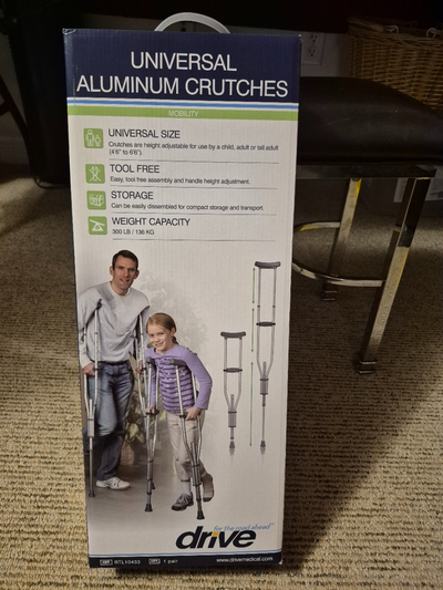 Drive Medical Universal Aluminum Crutches, View more