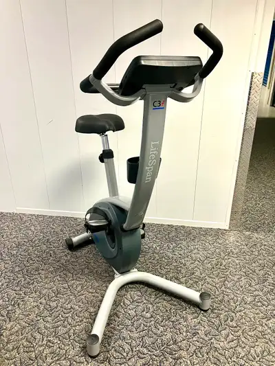 Barely used - LifeSpan Commercial Grade excercise bike, View more
