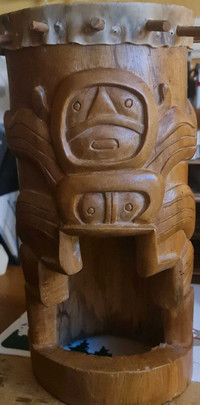 DRUM - Hand Carved